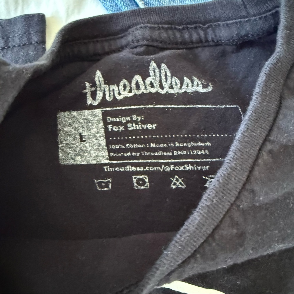 Threadless Black 'Not‎ Today' Cat Tee - Picture 2 of 4
